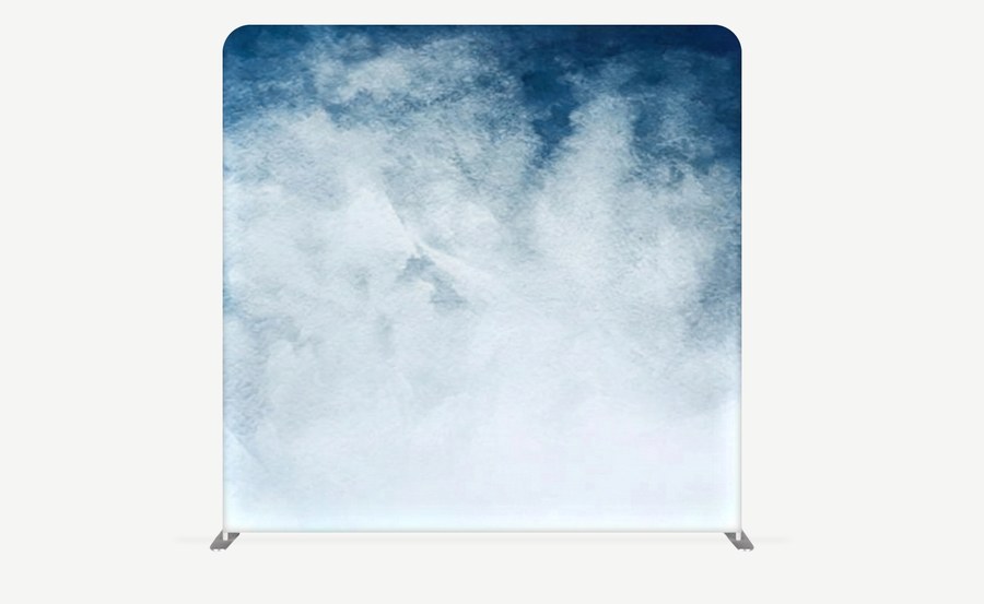 Indigo cloud backdrop