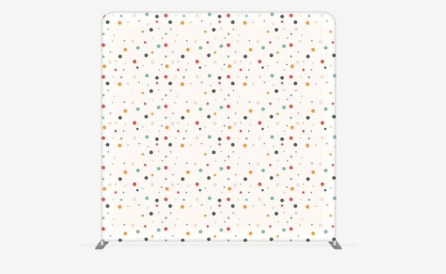 Polka dot backdrop