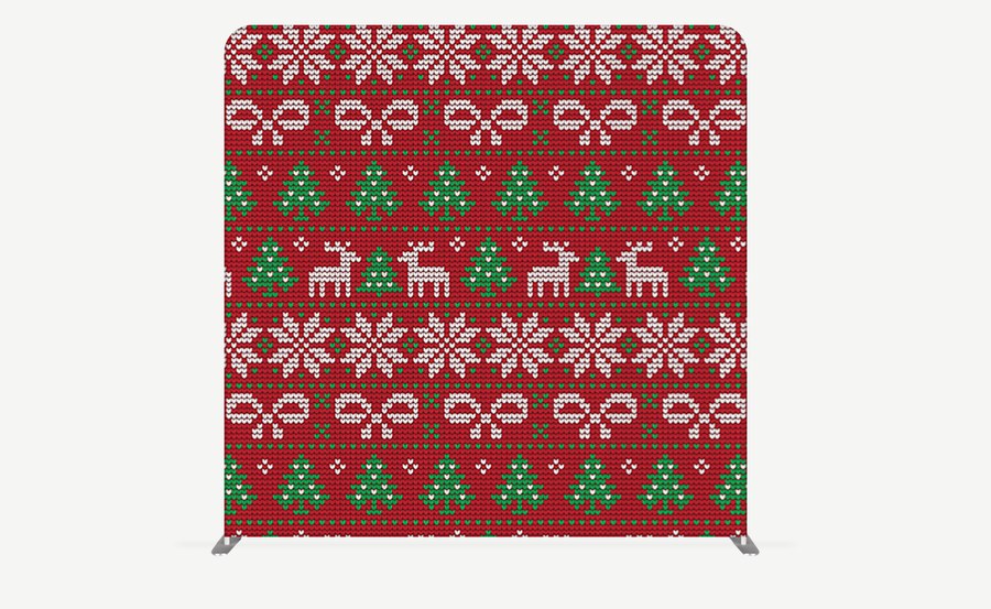 Ugly sweater backdrop