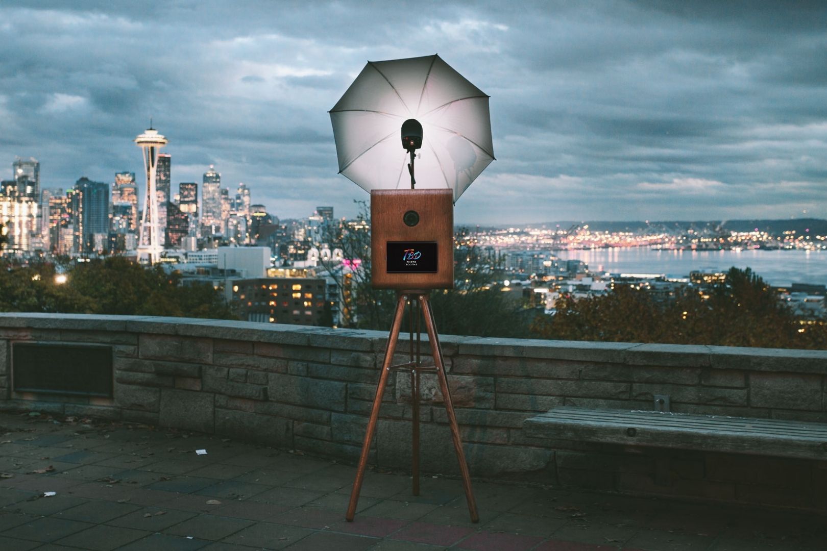 TBD Photo Booth setup at a Renton event venue
