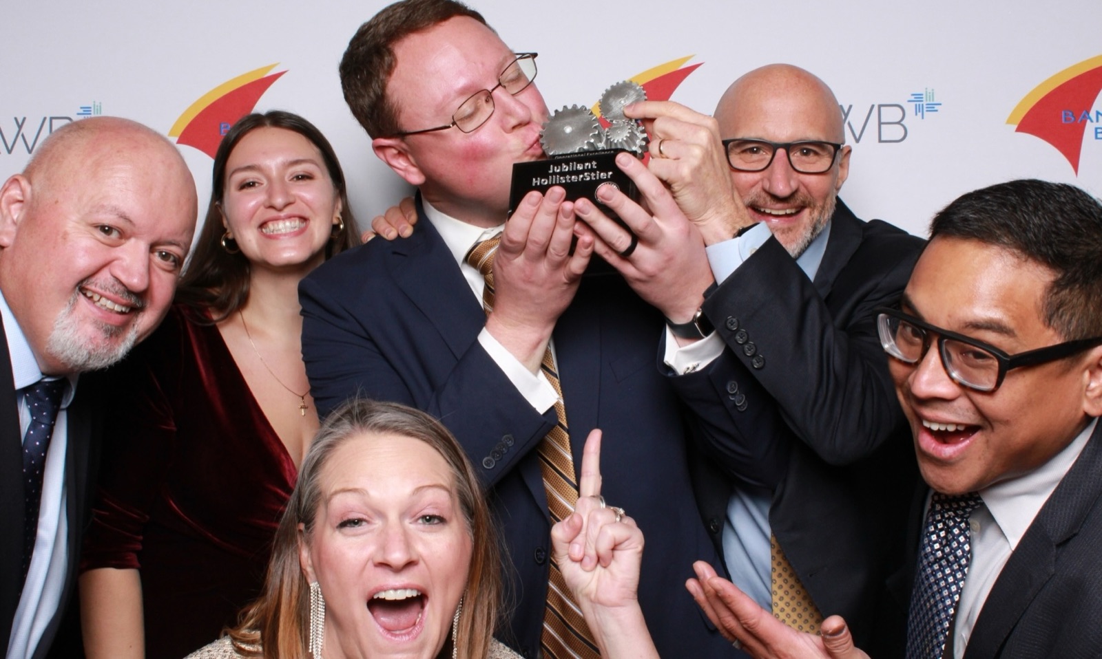 Corporate event photo booth
