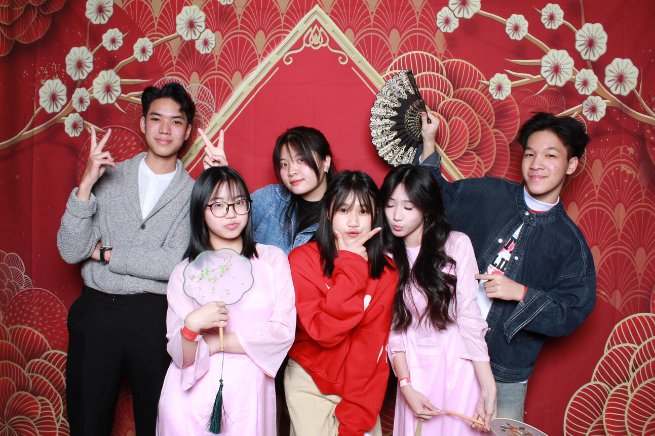 Green River College Lunar New Year Party 2026 photo booth