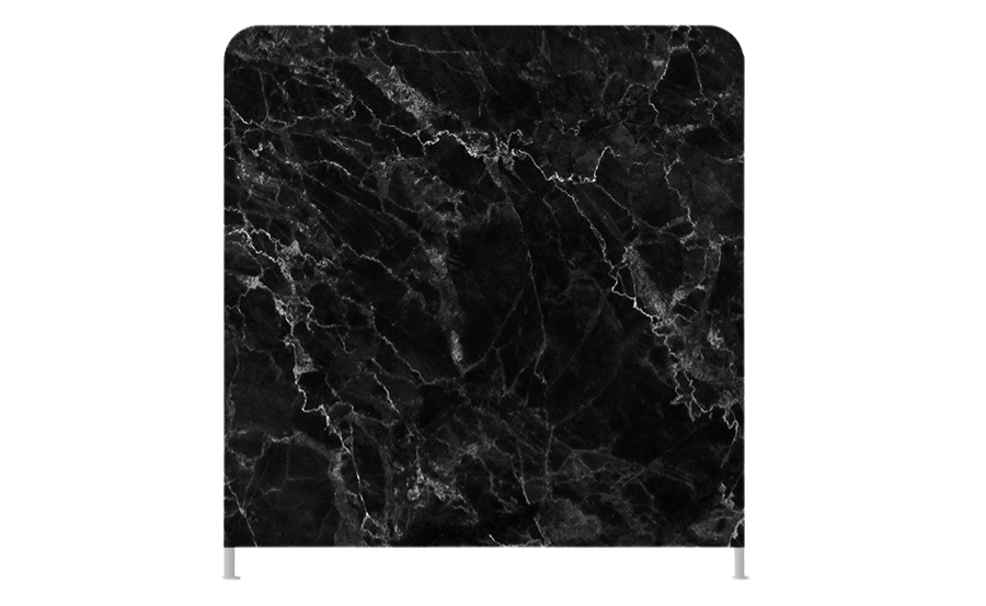 Black Marble photo booth backdrop rental