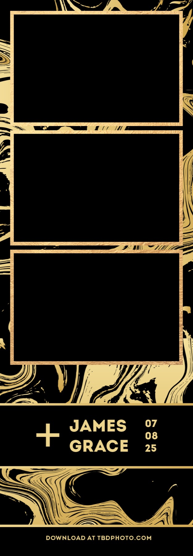 Molten photo strip template