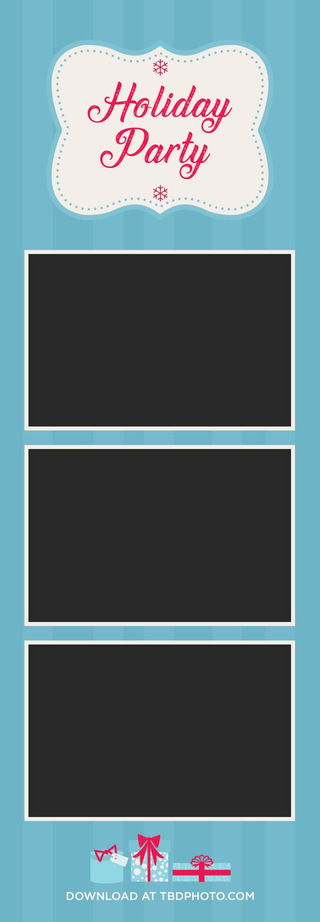 Whimsy photo strip template